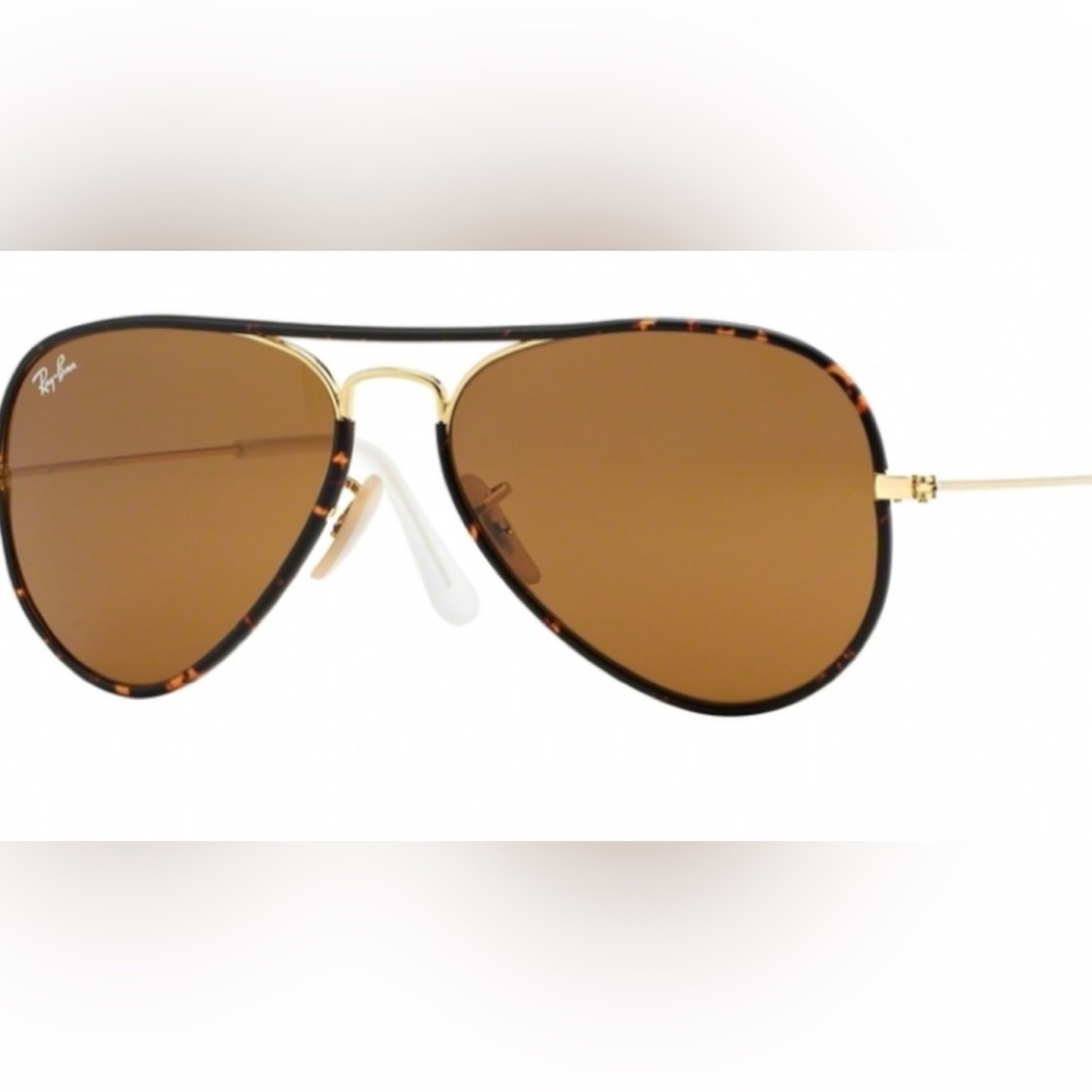 Ray Ban 3025JM Brown/Arista Aviator Sunglasses